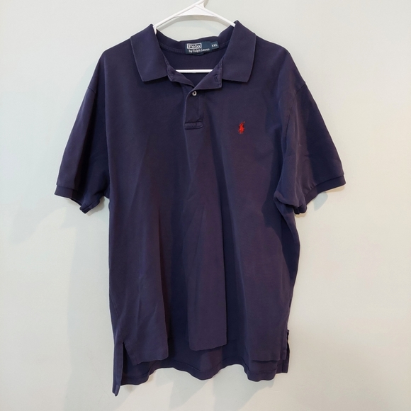 Polo Ralph Lauren Other - Polo By Ralph Lauren polo shirt XXL navy blue with red pony short sleeve